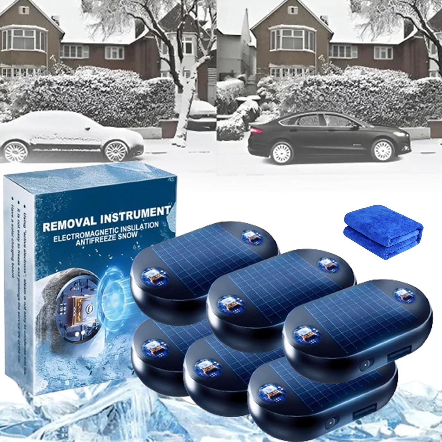 Dispositivo Antigelo Elettromagnetico Per Auto - Rimuove Ghiaccio E Neve, Con Diffusore Di Aroma