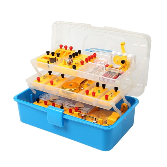 Electromagnetism Experiment Box With Electronic Components Physics Teaching Aid