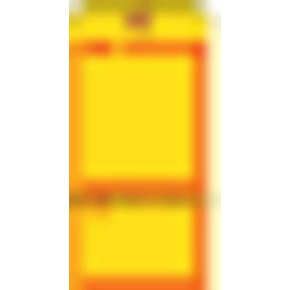 Electromark Tag, Cardstock, 5 3/4 in H x 2 7/8 in W, Yellow Y625751
