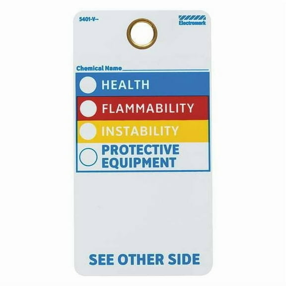Electromark HMIG Label Multicolor, 5-3/4 x 3", Pk25 Y604425