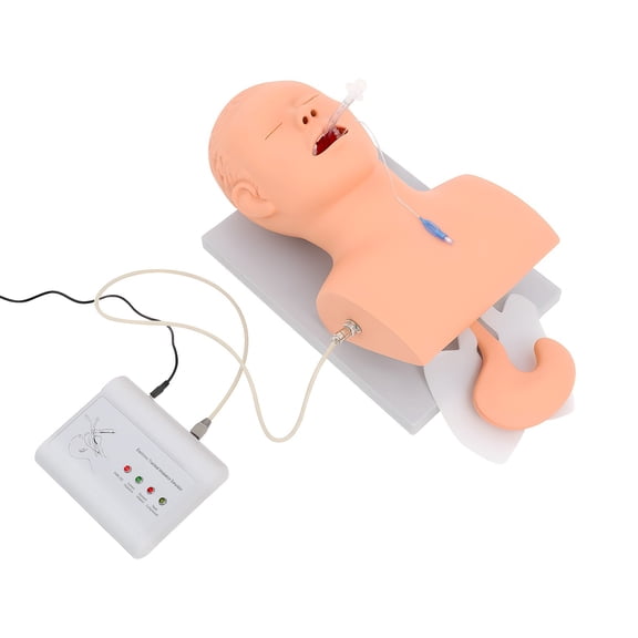 Electron Intubation Model, Intubation Manikin Teaching Model, Oral/Nasal Intubation Human Model with Electronic Monitor