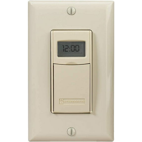 Electronic 1 Second to 24 Hour Auto-Off Timer - Easy Operation, Silent Functionality, Easy Installation, Ivory Finish - Versatile Home Timer Switch for Lights, Fans, Appliances