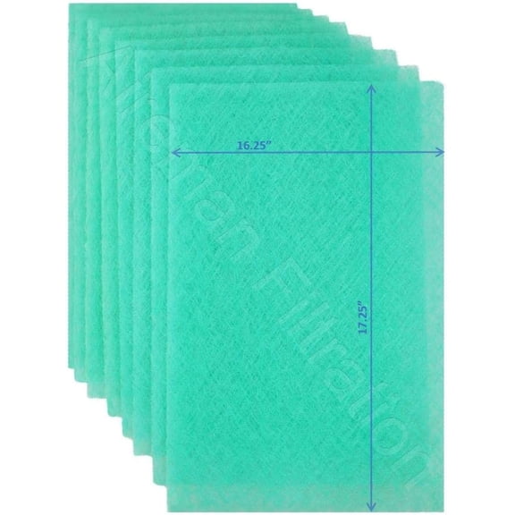Electronic AC Furnace Air Filter Replacement Pads Year Supply - 4 Changes (18x20x1)