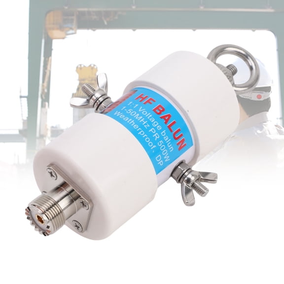 Electronic Accessories 1:1 Shortwave Radio Antennae Balun 1 to 50MHz 500W 1:1 Voltage Dipole Antennae Balun for DIY Converter with Connector