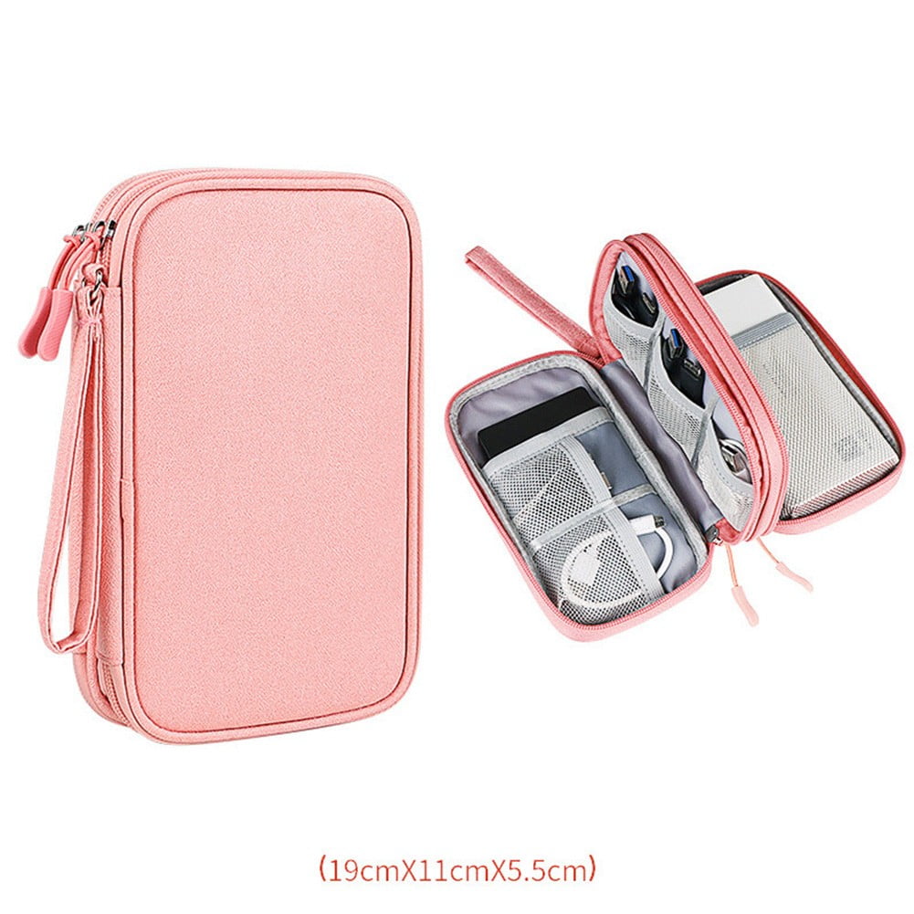 Electronic Accessories Cable Bag Organizer Travel Pouch Storage