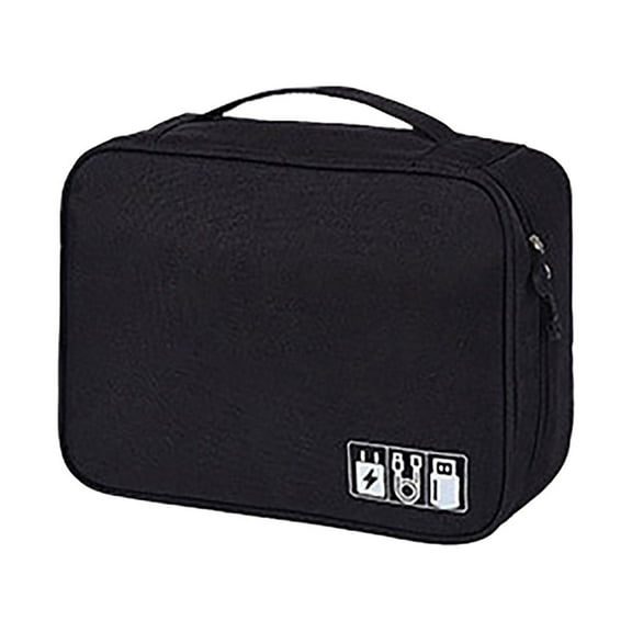 Electronic Accessories Cable Organizer Bag,USB Charger Storage Case,Portable Waterproof Electronic Accessories Carry Case, All-in-One Storage Bag for Cord, Charger, Phone, Earphone.