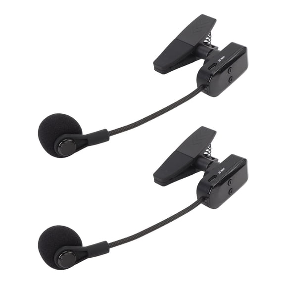 Electronic Accessories Saxophone Microphone System, Flexible 360 Degree Rotation Adjustable Interference Resistant High Strength Clip On Sax Wireless Mic for Pickup