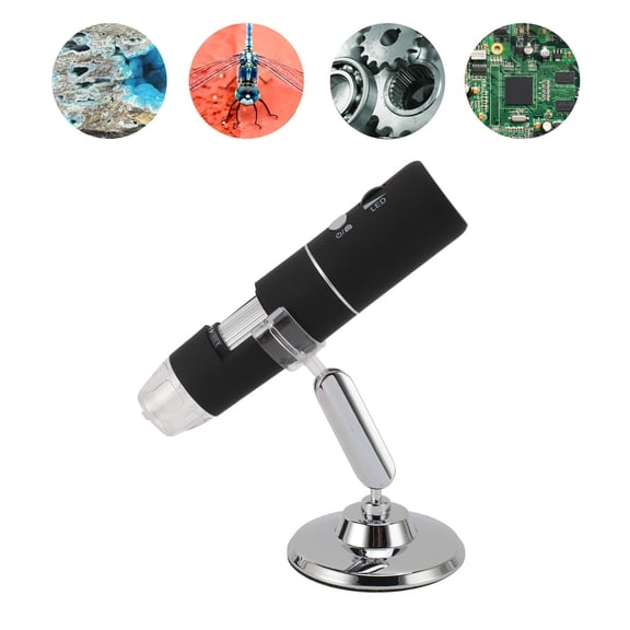 Electronic Accessories Wireless Digital Microscope, Portable 1000X Magnification WiFi Microscope Camera with 8 LED Light for Phone Computer