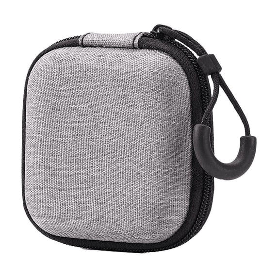 Electronic Accessory Storage Bag,Hard‑shell Earbud Case for Earphones Safeguarding Travel Cord Sorting