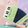 thumbnail image 1 of Electronic Accordion Musical Toy, Mini Keyboard Toy, Melody Play Instrument, Hand Eye Coordination Toy, Music Learning Toy, Bellows Sound Toy, Interactive Play Instrument, Early Music Toy, 1 of 6