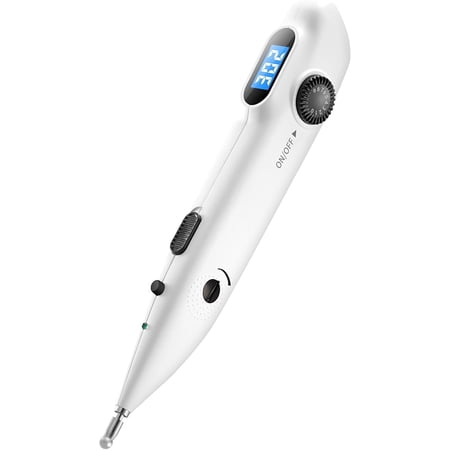 Electronic Acupuncture Meridian Pen - Electric Energy Acupoints Finder Stimulator Device with Adjustable Intensity