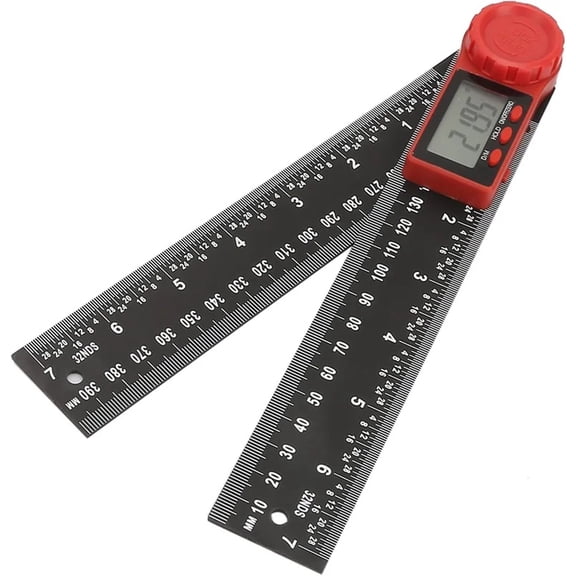 Electronic Angle Meter 360 Degree Protractor Digital Goniometer Carpentry Tools Angle Finder Multifunctional Metal Square Rulers