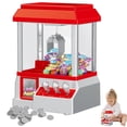 thumbnail image 1 of Electronic Arcade Claw Machine, Candy Prize Dispenser Game with Sound, Fun Candy Grabber Prize Dispenser Vending Toy for Boys Girls Kids, 1 of 9