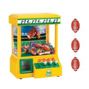 Electronic Arcade Claw Machine - Toy Grabber Machine Prize Crane Game-Football Theme