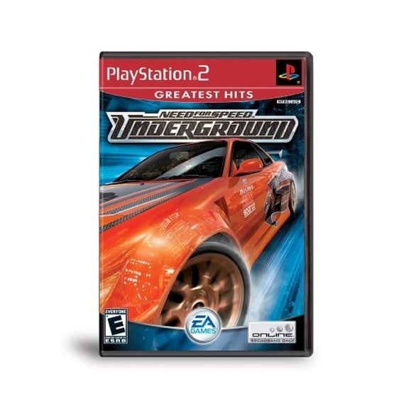 Pre-Owned Electronic Arts Need for Speed Underground PlayStation 2 Racing Game, 2 Offline Players