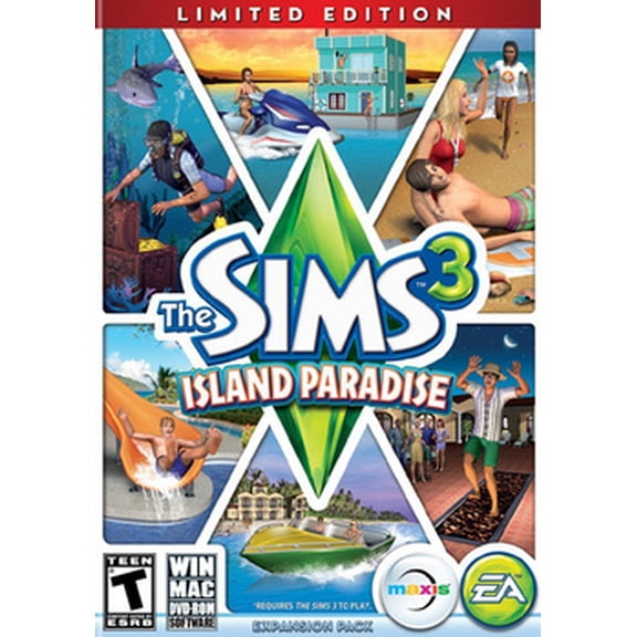 Electronic Arts Sims 3 Island Paradise Limited, EA, PC Software, 014633730128