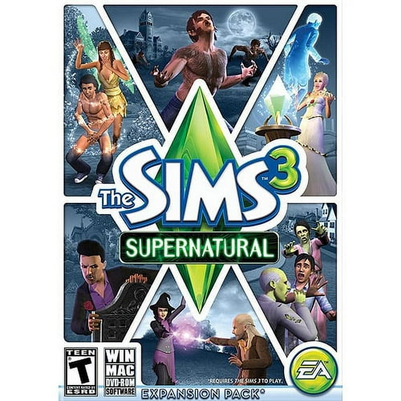 Electronic Arts Sims 3: Supernatural (limited), EA, PC Software, 014633197815