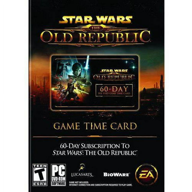 Electronic Arts Star Wars The Old Republic Pre-Paid Time Card, EA, PC Software, 014633197969