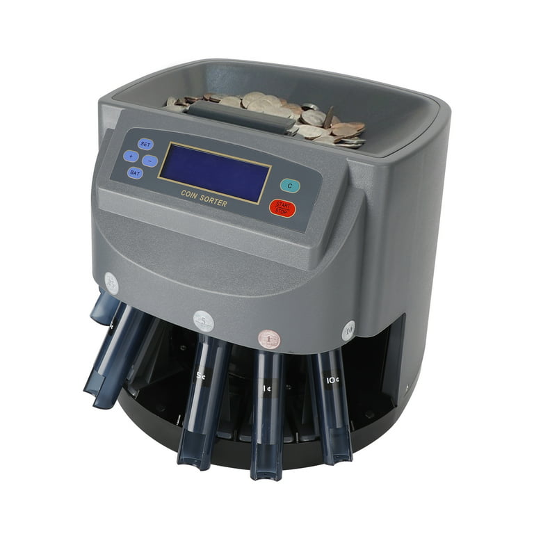 High speed electronic coin sorter counter machine