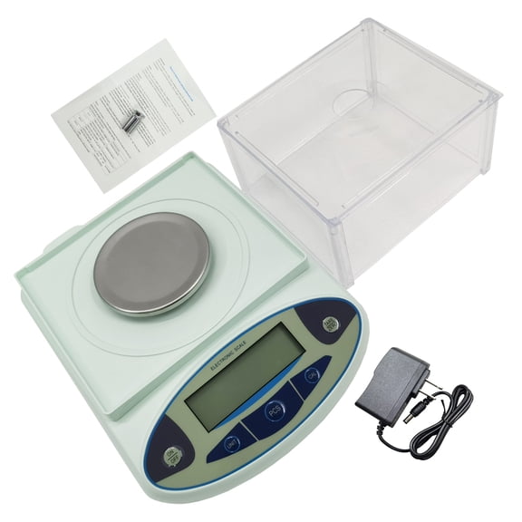 Electronic Balance Circle Disk 500G/0.001G Weighing 110-220V