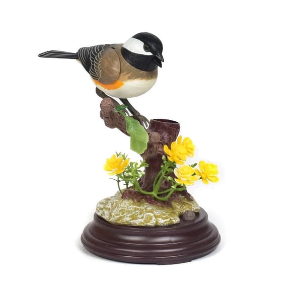 Electronic Bird Toys - Simulation Bird Toys, Singing Chirping Birds Toy, Sound Bird Figurine Toy, Simulation Birds for Kids Electric Toys Home Office Room Decoration Birthday Gifts