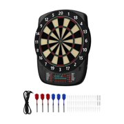 Electronic Board 13.5 Inch Target 43 Games 200 Variations Up to 8 Players LCD Scoring Screen Soft Tip Darts with 6 Shafts Flights 50 Tips Home Party Game Room Electronic Darts System