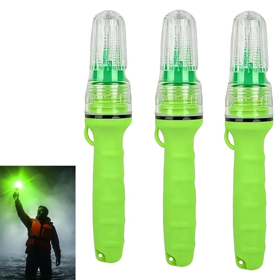 Electronic Boat Flares Marine, Waterproof LED Flashing Buoy Warning Lights, Electronic Marine Distress Flare for Fishing Boats