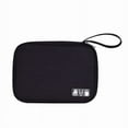 thumbnail image 1 of Electronic Cable Organizer Bag | USB Cord Storage Case for Travel & Office | Waterproof Data Cable Organizer with Mesh Pockets & Elastic Straps | Portable Electronics Accessories Pouch, 1 of 2