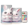 thumbnail image 1 of Electronic Candle Light Combination 3x5In, 3x4In Flameless Candle Plastic Festive Decoration Party Christmas Decoration Bubble Rabbit, 1 of 7