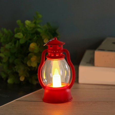 Electronic Candle Lights, Electronic Candle Flame Effect Light, Battery Operated Night Light with Safe Flickering Ambiance, Portable Mini Oil Lamp Design for Home Holiday Decor in Multicolor