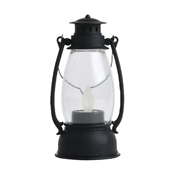 Electronic Candle Old-fashioned Flickering Lampwick Lantern LED Light