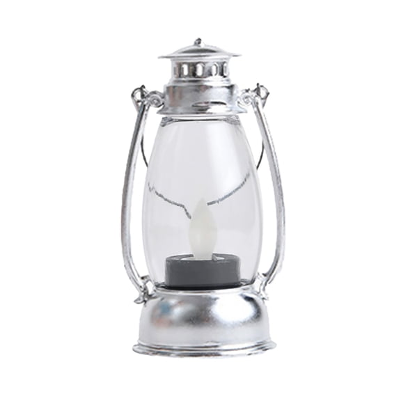 Electronic Candle Old-fashioned Flickering Lampwick Lantern LED Light
