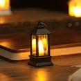 thumbnail image 1 of Electronic Candle Warmer Lamp, 1.1x2.5inch Mini Flameless Candles Light for Table Centerpieces Decorations ,Built In Button Cell Battery Power Supply, Used for Party Home Office Decor(Black), 1 of 6