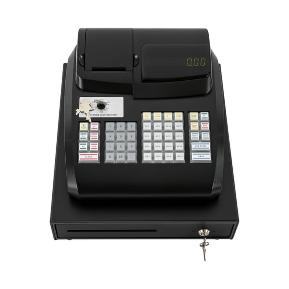 Electronic Cash Register 47 Keys Cash Management System with Thermal Printer Printing Speed 60mm/s(2.4inch/s) Interface: 1*RS232, 1*PS2