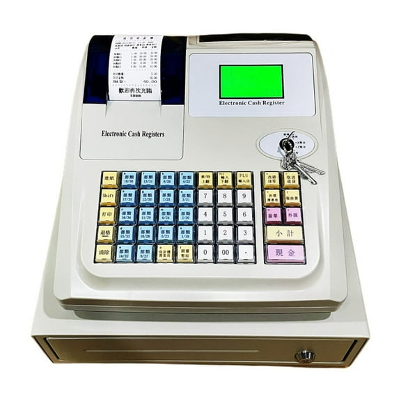 Electronic Cash Register, Fast Food Boutique Noodle Restaurant Catering Cash Register ,Easy to Setup