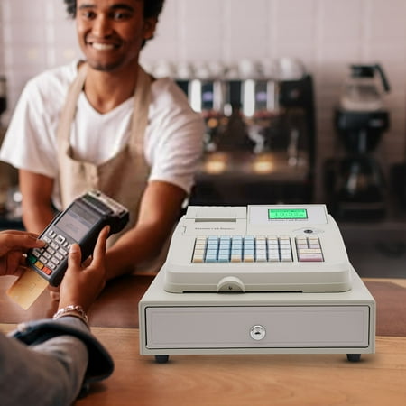 Electronic Cash Register with Drawer Box Cash Register, Electronic Cash Register