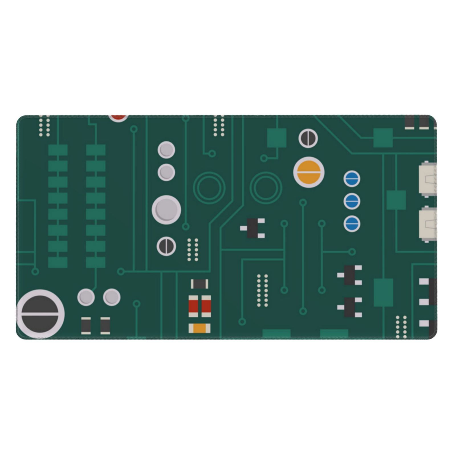 Electronic Circuit With Diodes Mousepad Large Mouse Pad Desk Pad ...