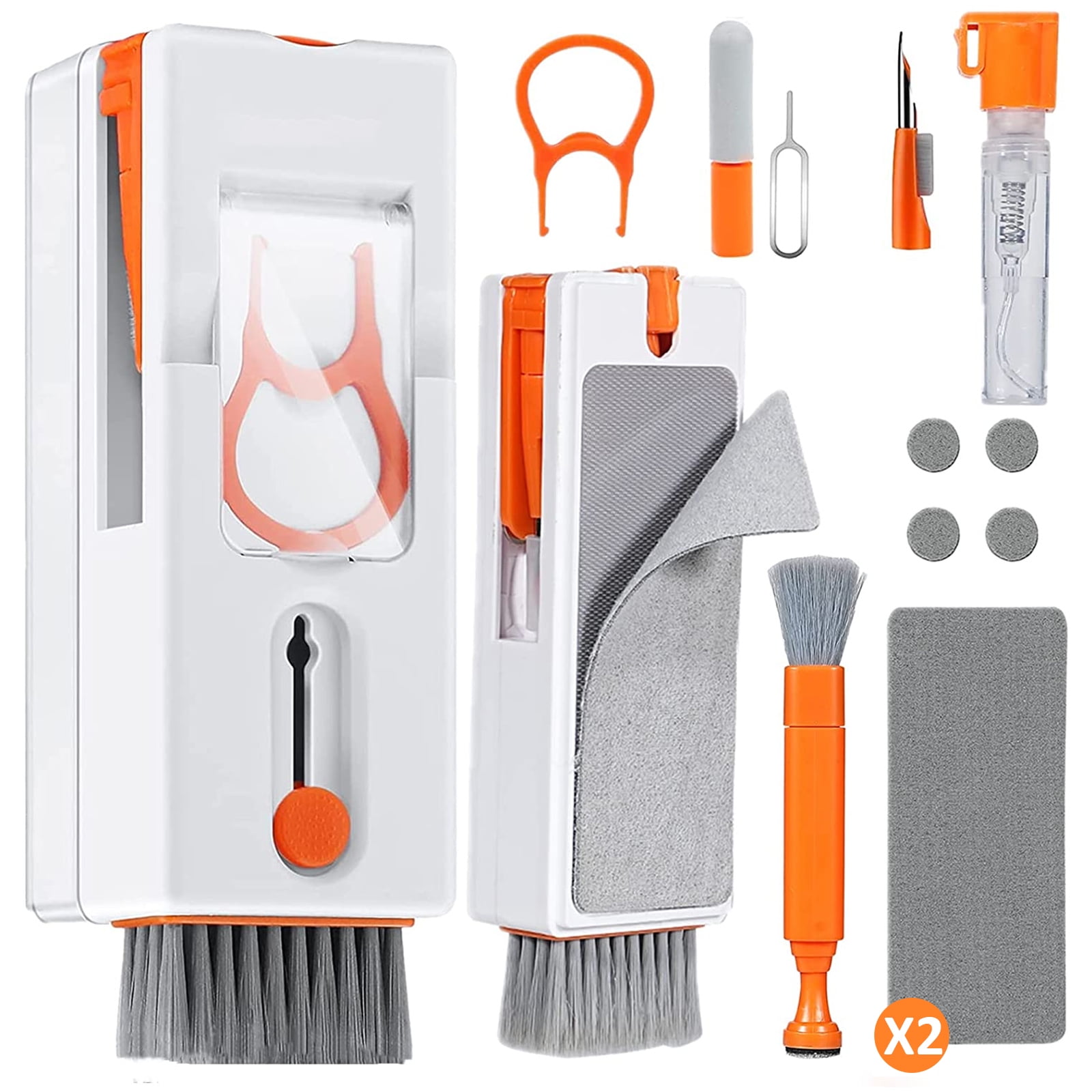 Electronic Cleaner Kit, Portable Keyboard Cleaning Kit with Brush, Portable Multifunctional