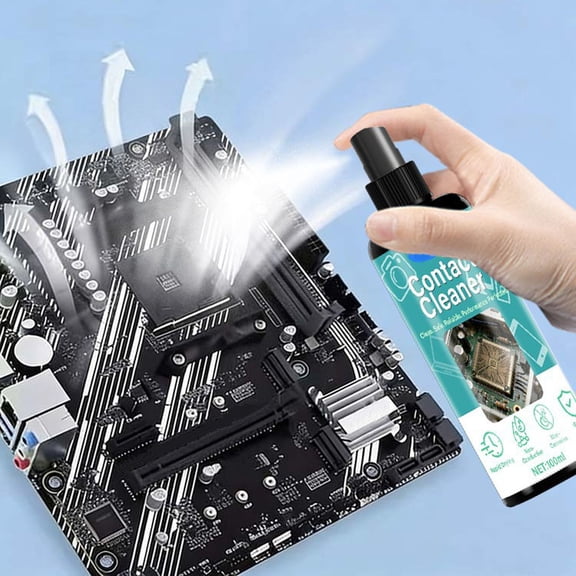 Electronic Cleaner Spray, Fast-Drying Non-Damaging Precision Electronics Cleaner, for Laptops, Computers, Keyboards, Automotive, 3.38oz