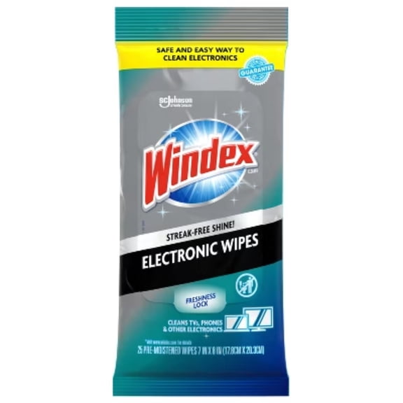 Electronic Cleaner Wipes Pre-Moistened - 25ct
