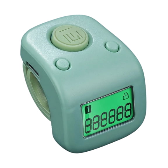 Electronic Clicker Counter with 6 Channels, LCD Display, PC Material, Portable Tally Counter for Multiple Uses, Records Up to 999999, Ideal for Sports, Events, and Inventory Management
