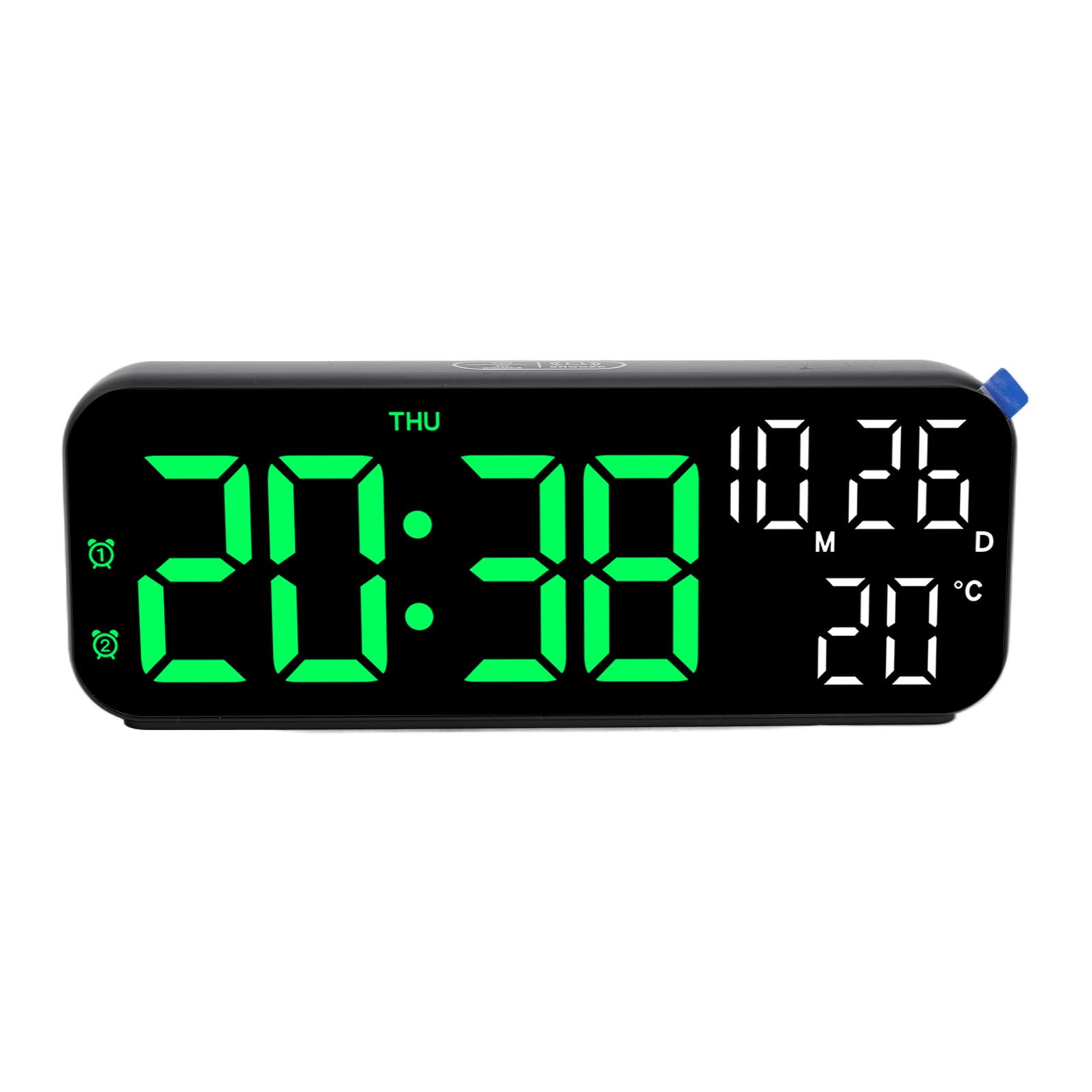 Electronic Clock Simple Alarm Clock Multifunctional LED Clock 9 Inch ...