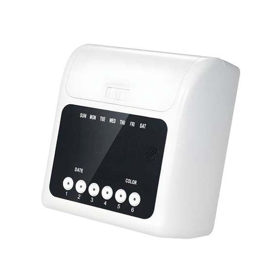 Electronic Color Time Clock for Precise Employee Attendance Tracking in Business 110V