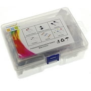 Electronic Component Kit Transistors Capacitors Diodes LEDs Metal Film Resistors