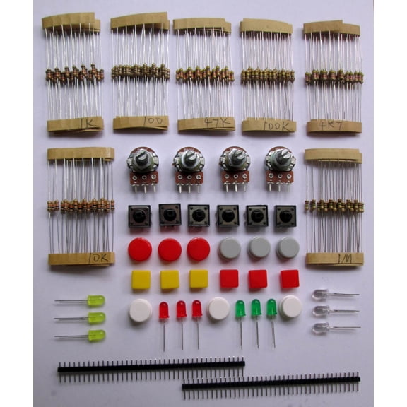 Electronic Components Development Capacitors Transistor DIY