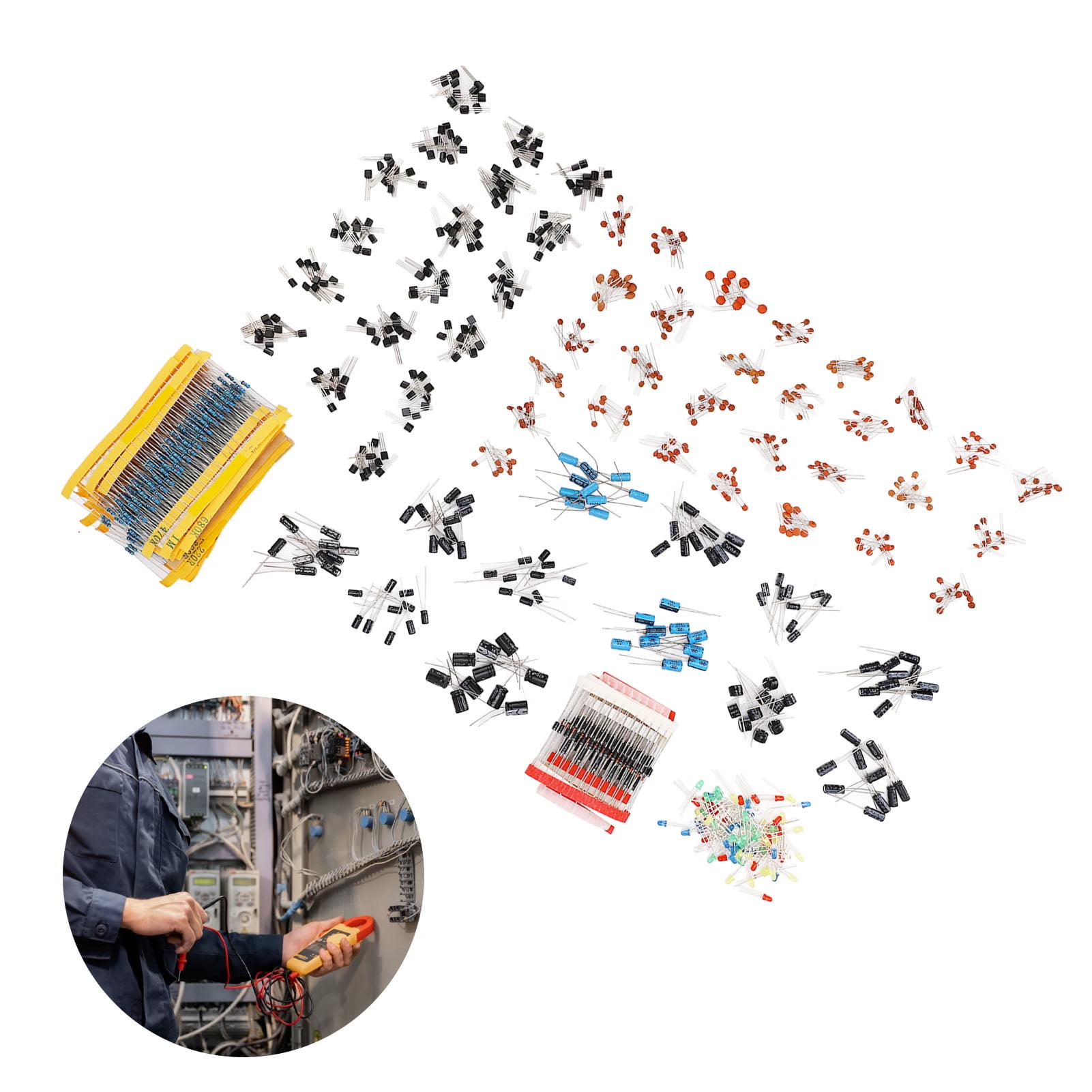 Electronic Components Kit Electronic Component Assortment Capacitor