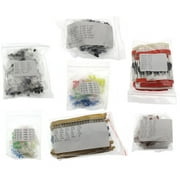 Electronic Components Kit with LED, Resistor, Capacitor, Diode Essential for DIY Electronics Projects