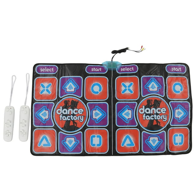 Electronic Dance Mat Wireless 2 Player AV Interface Remote Control High