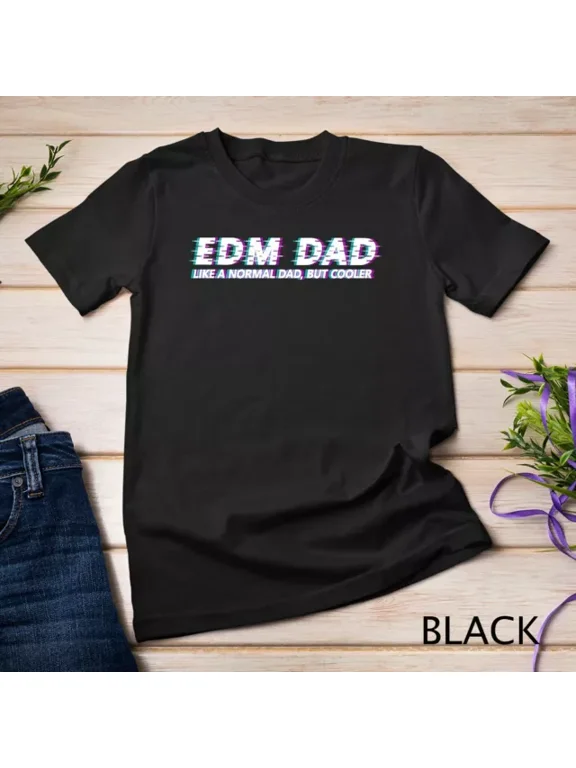 Electronic Dance Music Father Edm Dad T-Shirt Unisex S-5XL Hot Trending Shirt, Vintage Birthday Gift