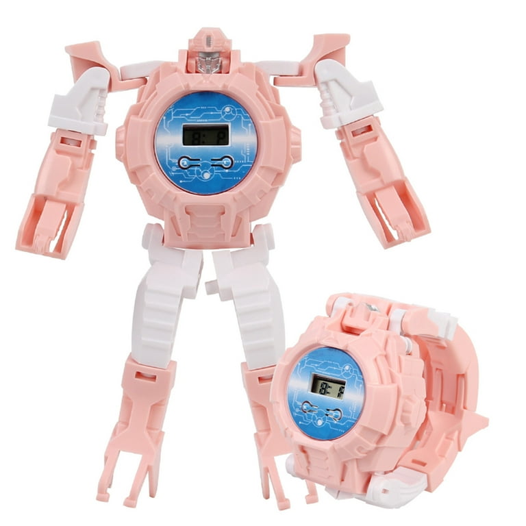 Electronic Deformation Watch Children Creative Manual Transformation Robot Toys Walmart